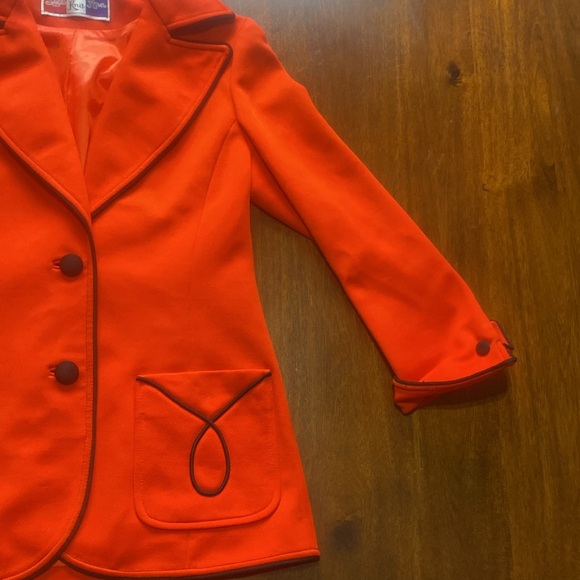 Vintage Lilli Knit Ann Red Jacket - Picture 4 of 15